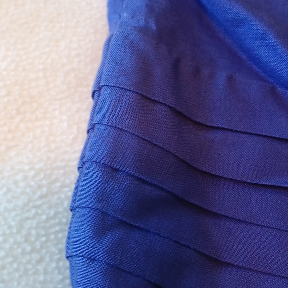Purple linen halter dress - Picture 3 of 4